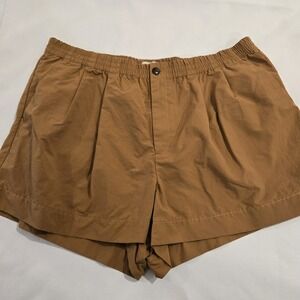 Madewell Women's Lightweight Athleisure Elastic Waist Ripstop Shorts Size XXL